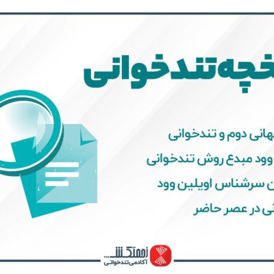 تاریخچه تندخوانی